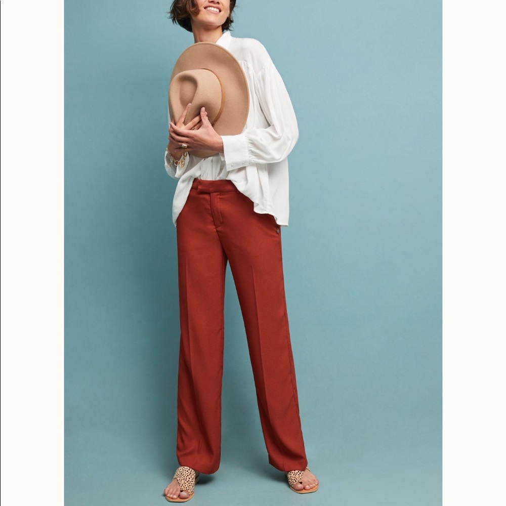Anthropologie wide leg pants